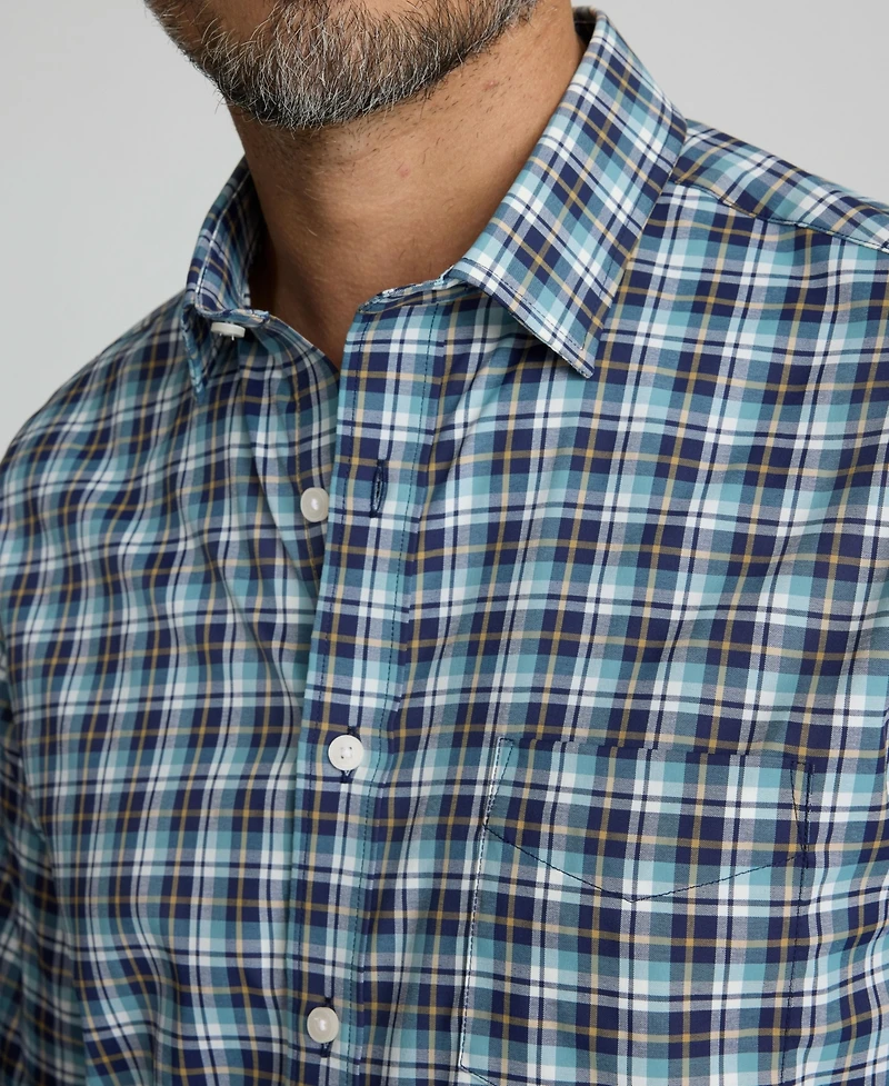 UNTUCKit Men's Slim Fit Wrinkle-Free Kaiser Button Up Shirt