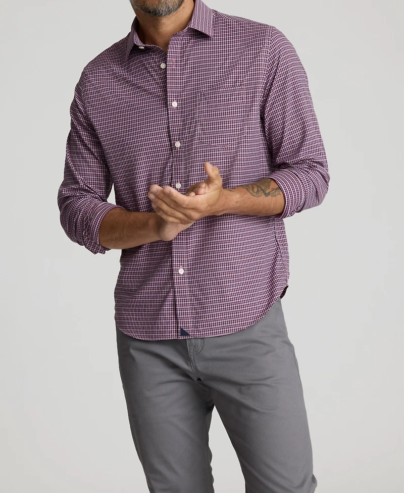 UNTUCKit Men's Slim Fit Wrinkle-Free Delune Button Up Shirt
