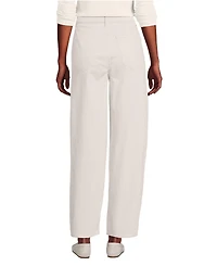 Lands' End Women's Corduroy High Rise Barrel Leg Ankle Pants