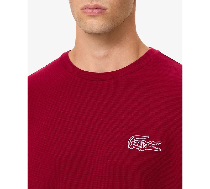 Lacoste Men's Small Croc Thermal Long Sleeve T-Shirt