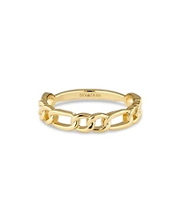 Devata Figaro Link Ring in Gold Plated Sterling Silver
