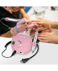 Byootique Nail Table Workstation with Electric Nail Drill File Machine Manicure