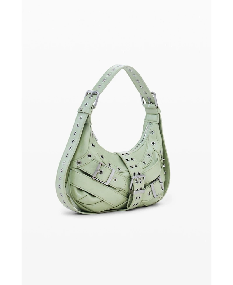 Desigual Women's Medium faux leather bag with buckles