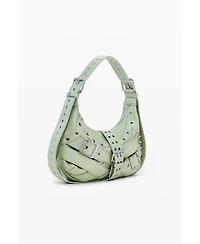 Desigual Women's Medium faux leather bag with buckles