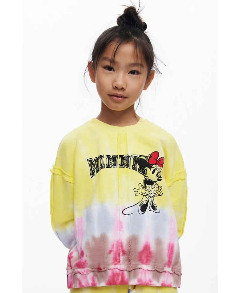 Desigual Girls's Minnie Mouse tie-dye sweatshirt