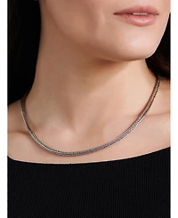 Devata Foxtail Round 4mm Chain Necklace in Sterling Silver, 26 inches