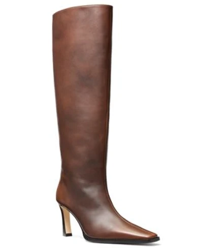 Michael Kors Womens Darrah Heeled Boots Regular Wide Calf