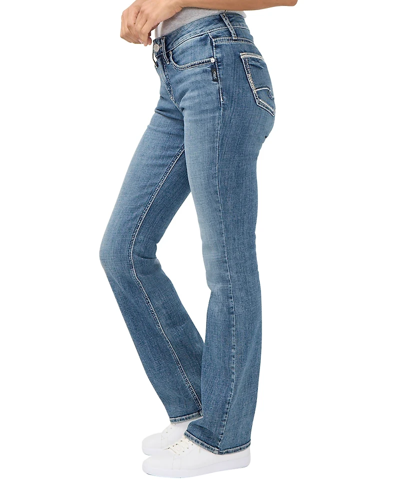 Silver Jeans Co. Women's Suki Mid Rise Slim Bootcut