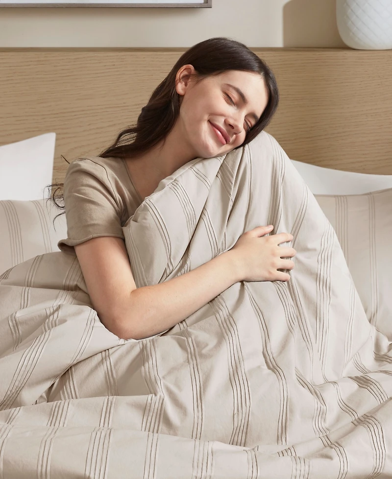 510 Design Logan Woven Striped 7-Pc. Comforter Set