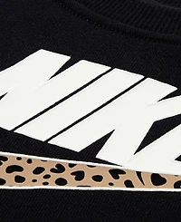 Nike Toddler & Little Girls 4T-6X 2-Piece Wild Warmth Printed Top and Leggings Set