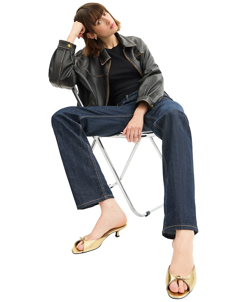 Coach Women's Kitten Heel Round Toe Dress Sandals