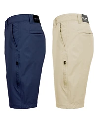 Galaxy By Harvic Men's 2-Pack Slim Fit Cargo Shorts