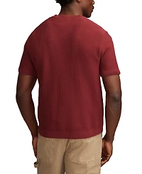 Lucky Brand Men's Short Sleeve Crewneck Sweater