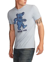 Lucky Brand Men's Grateful Dead Bear Short Sleeve T-Shirt