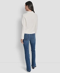 Dkny Jeans Petite Pullover Polo Sweater
