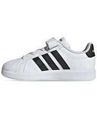 Adidas Little Kids Street Talk Elastic Lace Stay-Put Closure Casual Sneakers from Finish Line