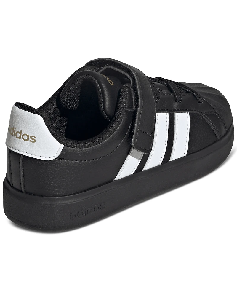 Adidas Little Kids Street Talk Elastic Lace Stay-Put Closure Casual Sneakers from Finish Line