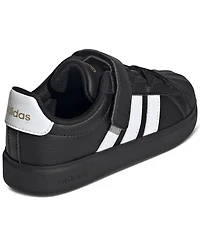 Adidas Little Kids Street Talk Elastic Lace Stay-Put Closure Casual Sneakers from Finish Line