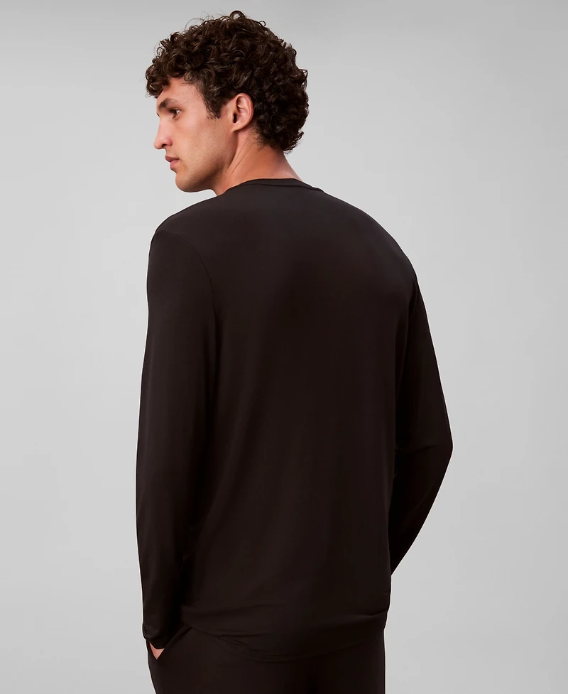 Calvin Klein Men's Henley Neck Sleep Top