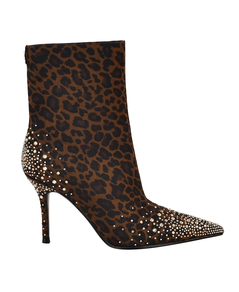 Guess Women's Gomoray Embellished Stiletto Booties