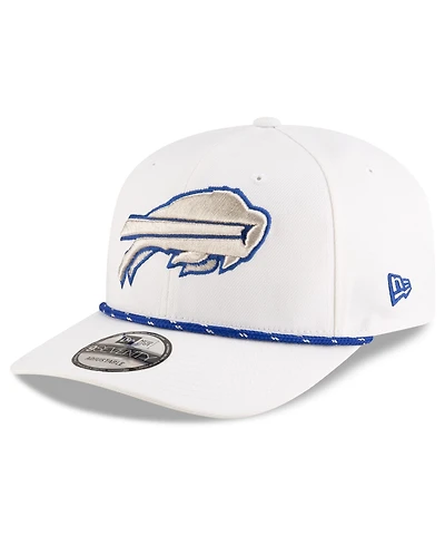 New Era Men's White Buffalo Bills 2025 Nfl Rivalries Sideline 9SEVENTY Adjustable Hat