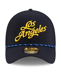 New Era Men's Navy Los Angeles Rams 2025 Nfl Rivalries Sideline 39THIRTY Flex Hat