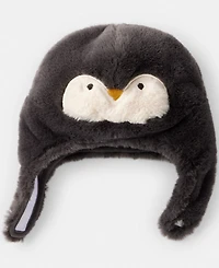 Carter's Baby Boys or Girls X-Mas Penguin Crochet Hat