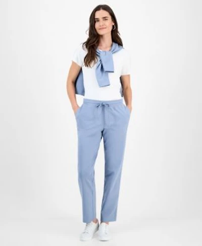 Style Co Womens Mid Rise Drawstring Waist Sweatpants Pp 4x Created For Macys