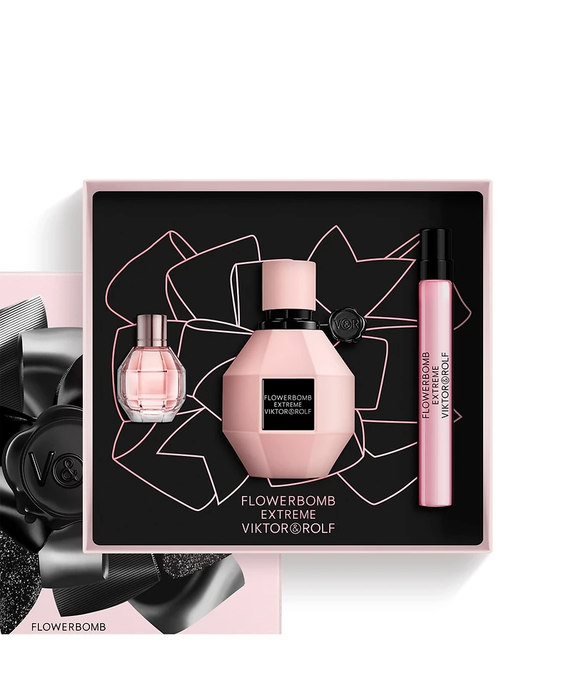 Viktor & Rolf 3-Pc. Flowerbomb Extreme Eau De Parfum Gift Set