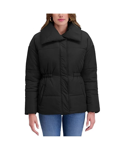 Kensie Cinched Waist Puffer