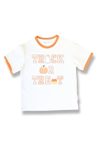 Bits & Bows Baby Girls Trick-or-Trick Halloween Bow T-Shirt