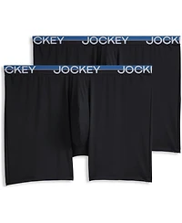 Jockey Men's 2-Pack Infinite Cool Long Leg Boxer Briefs