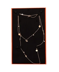 Pre-Owned HERMES Ex-Libris Station Long Necklace