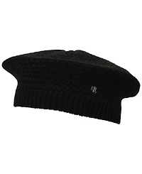 Lauren Ralph Basket Knit Beret Hat