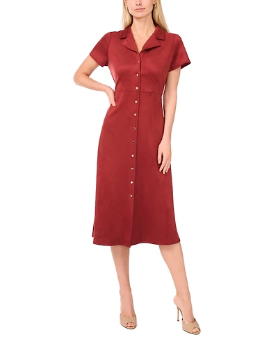 Vince Camuto Women's Tie-Back Button Down Dress