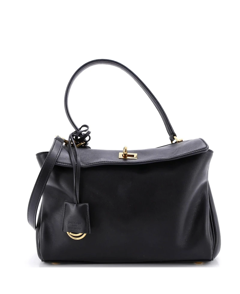 Pre-Owned Balenciaga Mini Rodeo Shoulder Bag Leather