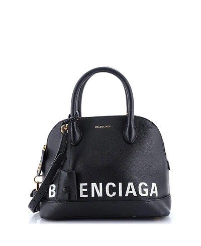 Pre-Owned Balenciaga Small Logo Ville Bag Leather