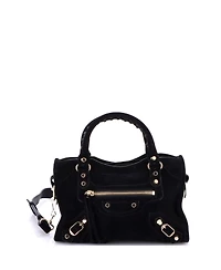 Pre-Owned Balenciaga Mini City Classic Studs Bag Leather