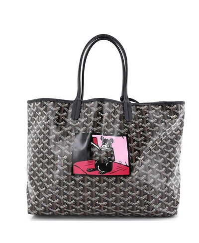 Pre-Owned Goyard Pm Artois Tote Printed Coated Canvas