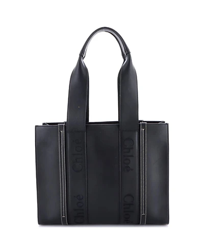 Pre-Owned Chloe Medium Woody Tote Leather