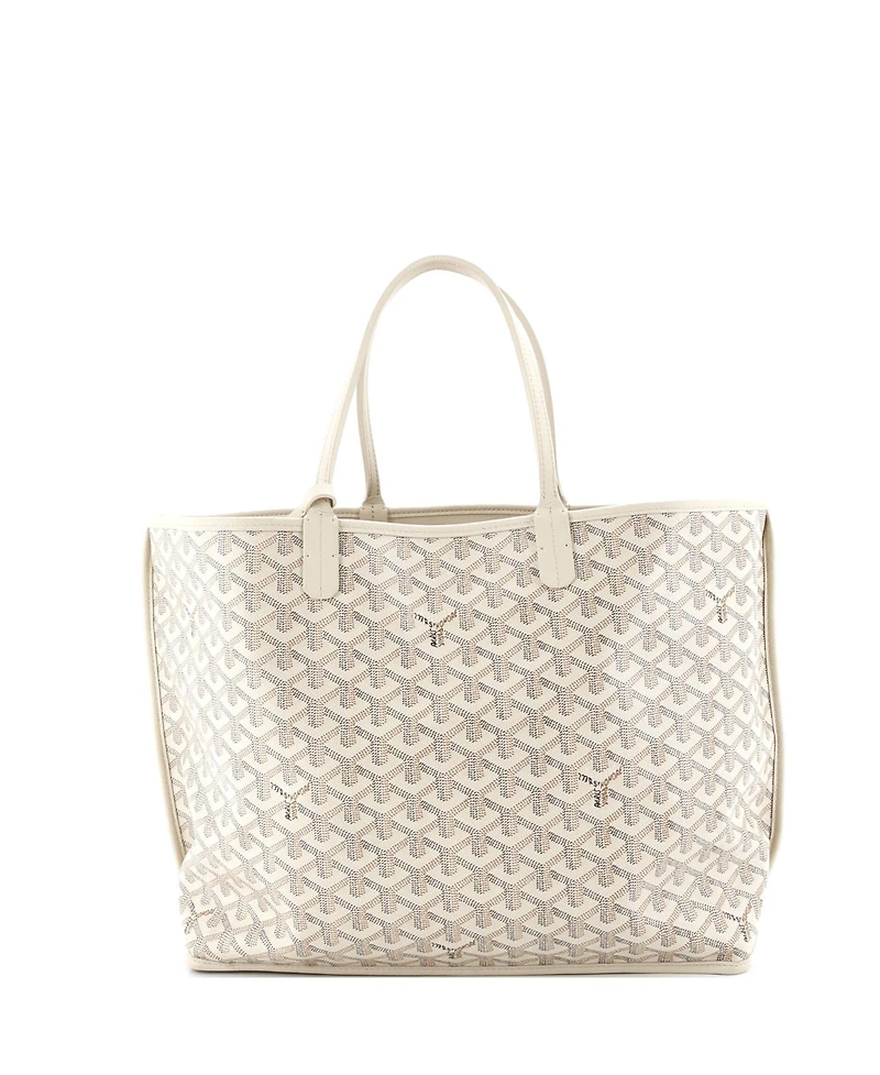 Pre-Owned Goyard Pm Anjou Reversible Tote Embroidered Coated Canvas