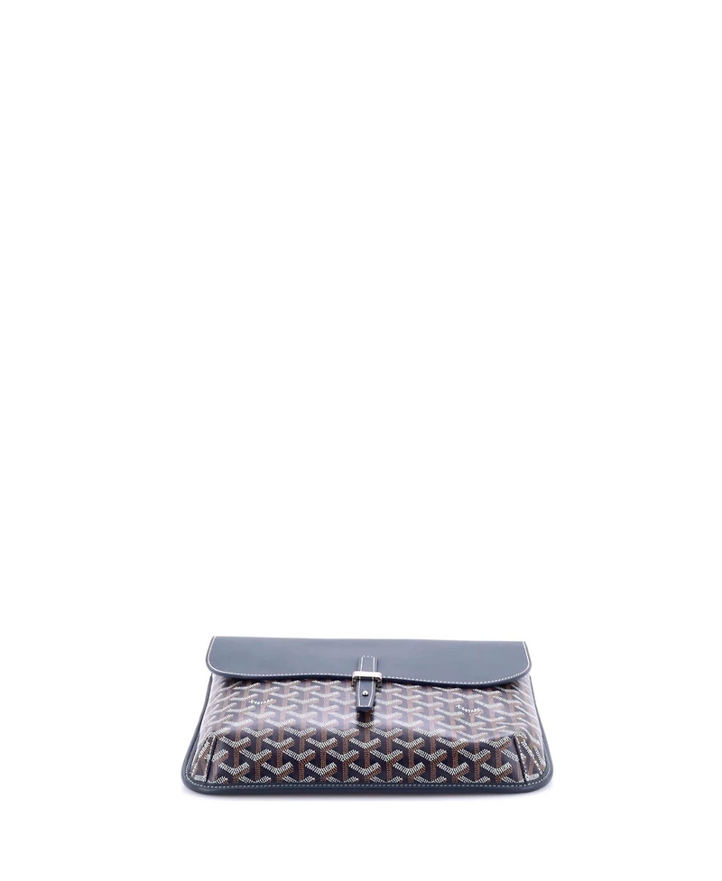 Pre-Owned Goyard Coursier Messenger Bag Coated Canvas and Leather