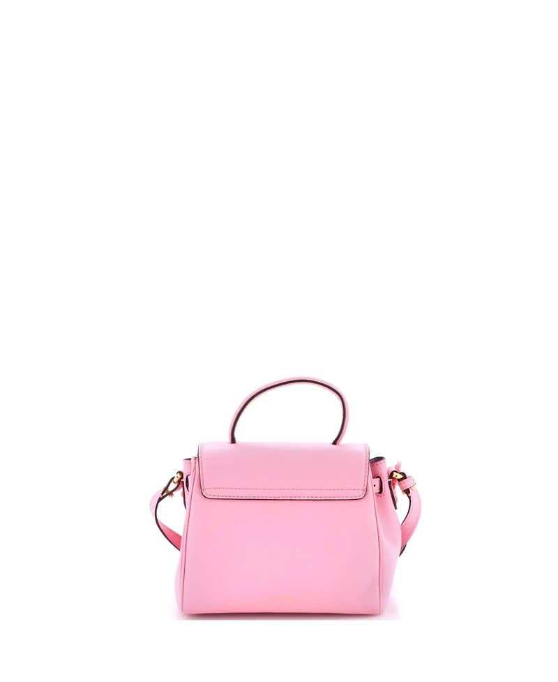 Pre-Owned Versace Small La Medusa Top Handle Bag Leather