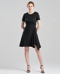 Natori Women's Pinstripe Knit Dress