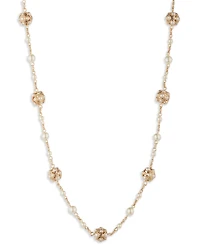 Marchesa Imitation Pearl Collar Necklace