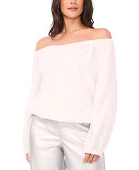 Vince Camuto Women's Off-The-Shoulder Bubble Top