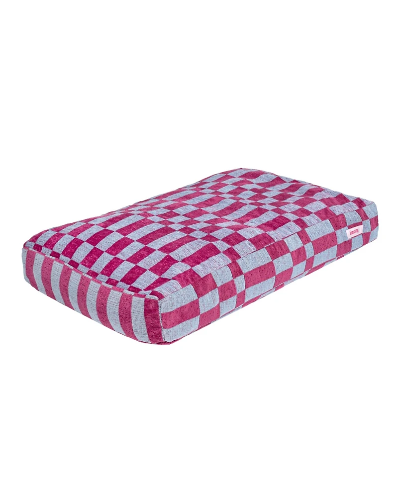 The Licker Store MabelDesigner Modern Ultra Soft Reversible Plush Rectangular Pet Bed with Washable Cover