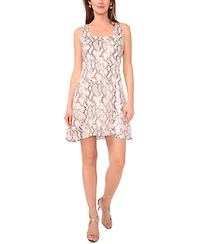Vince Camuto Women's Scoop Neck Short Dress