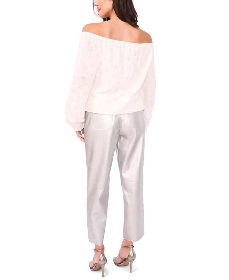 Vince Camuto Women's Off-The-Shoulder Bubble Top