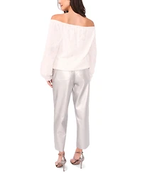 Vince Camuto Women's Off-The-Shoulder Bubble Top